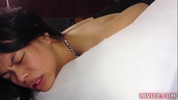 Asian tranny Catherine sucks dick and anal fucked