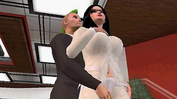 This sexy 3D brunette babe is fucked and she gets eaten out