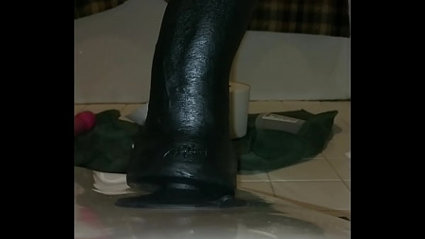 Teen takes dildo rough up the ass  