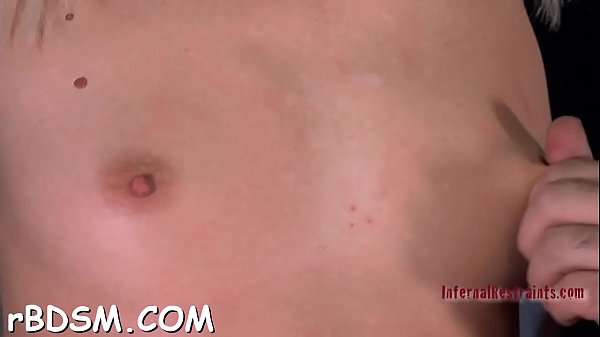 Stupendous chick is masturbating era her