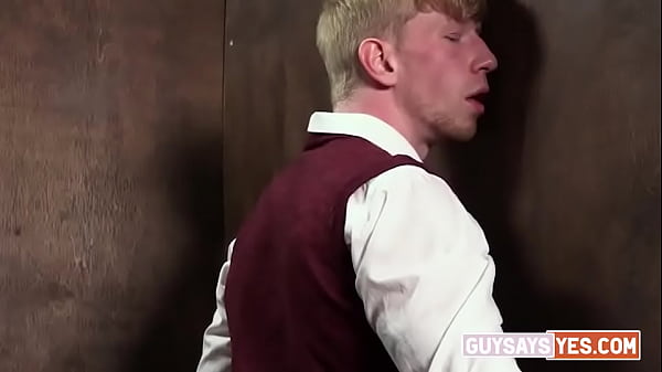 GuySaysYes.com - Catholic boy Jesse Stone goes into the confession booth with Father Myles Landon who encourages him to confess his sins.