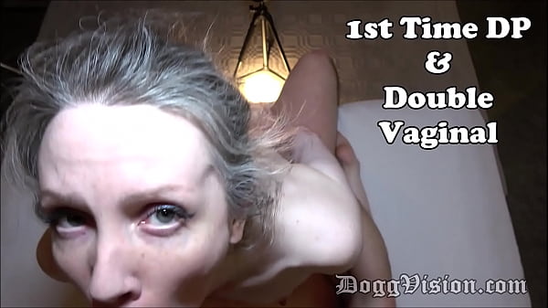 1st Time DP and Double Vaginal for Skinny MILF