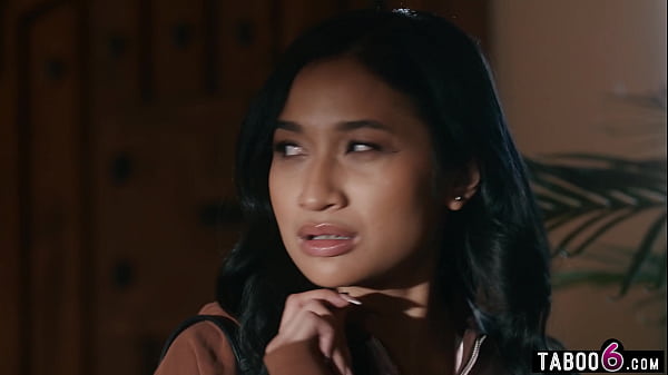 Petite Asian employee offered housing by her big black cock boss 