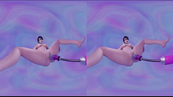Bayonetta getting fucked by dildo machine 4K VR