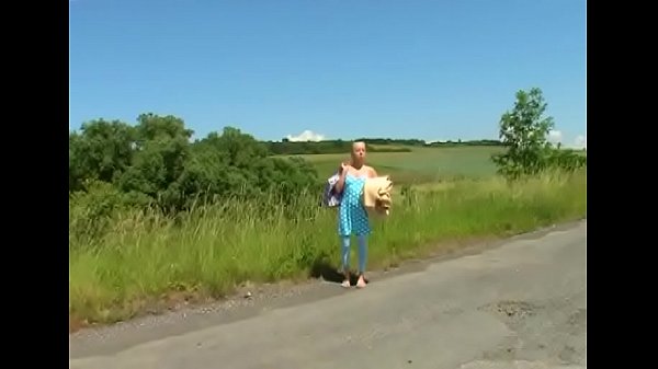 Tiny titted whore team-fucked hard