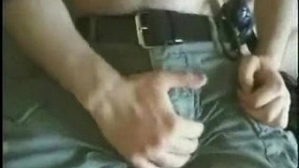 Leather Bear Jerks Off