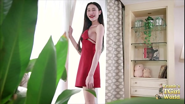 FRANKS TGIRL WORLD: Ladyboy beauty with small tits but big cock masturbating