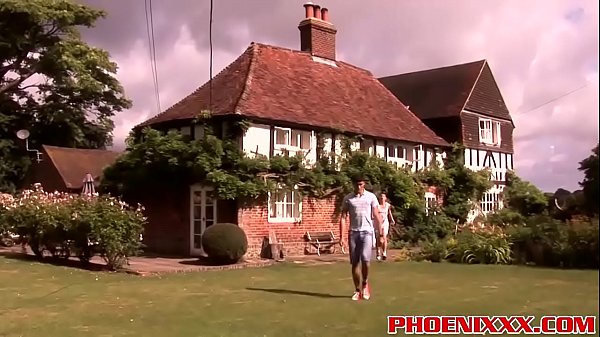 Handsome gay penetration threeway 