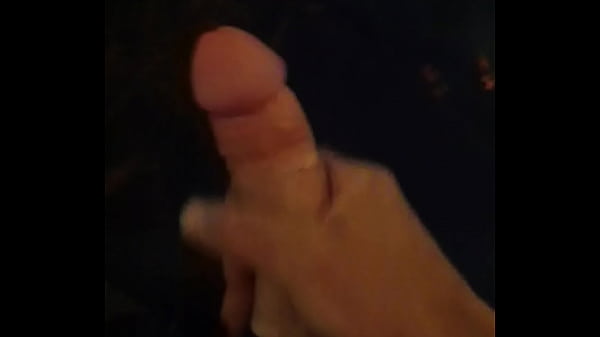 stroking my big dick then cumshot..