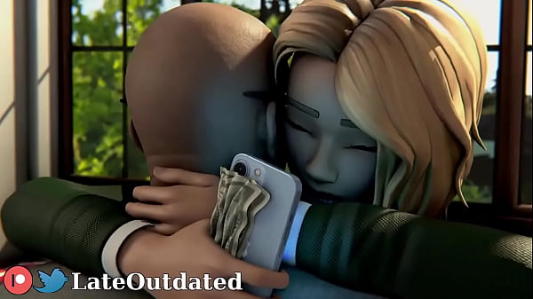 Sexo con Spider gwen en la escalera  