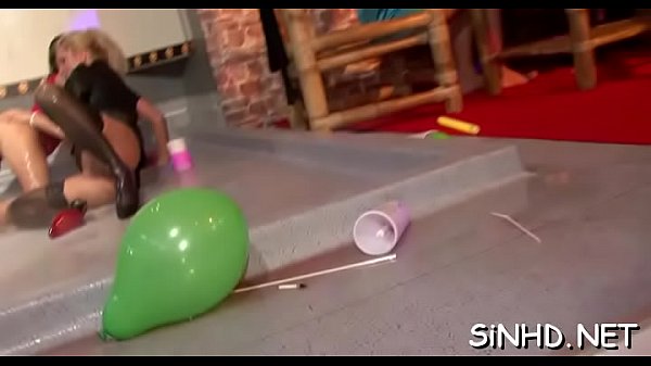 Captivating gang bang  