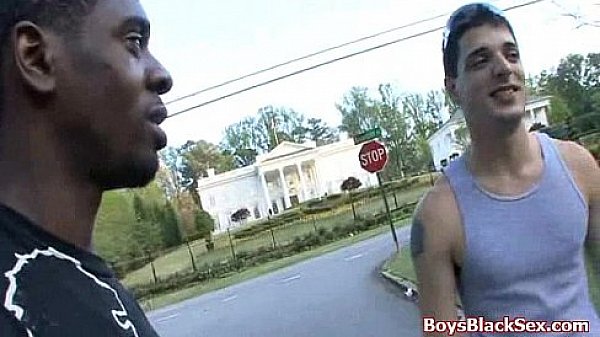 BlacksOnBoys - Black gay dudes fuck hard white sexy twinks 19