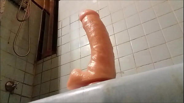 Slave Damien - Riding Large Dildo pt1 