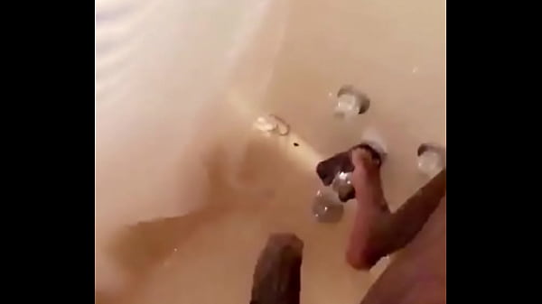 Playing with my big cock slow mo