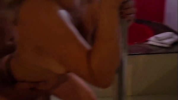 naughty blonde on pole dance and being penetrated there by a bastard