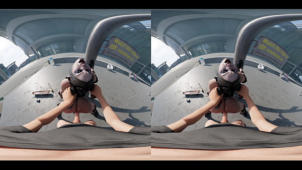 VReal 18K Harley Quinn Outdoors while the Cops are not here yet -  Laughing