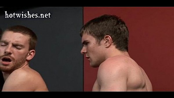 Two gay boyfriends penetrating assholes