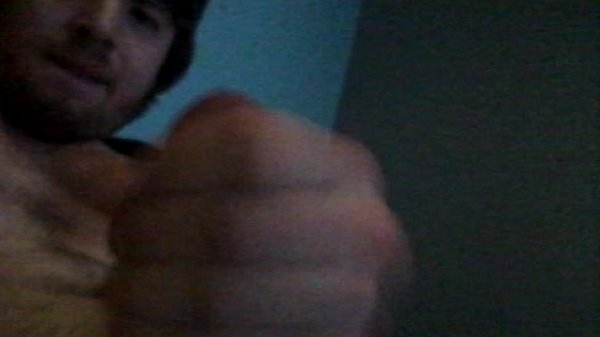 young man jacks off and cums