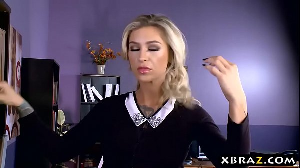 MILF boss inspires her office employees by fucking them