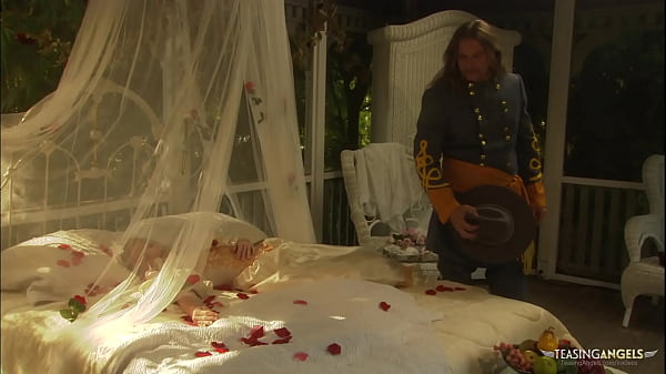 A princely tale starts with romance and ends with a cumshot on the ladys tits  