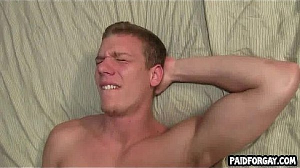 Straight male getting fucked in the butt for cash