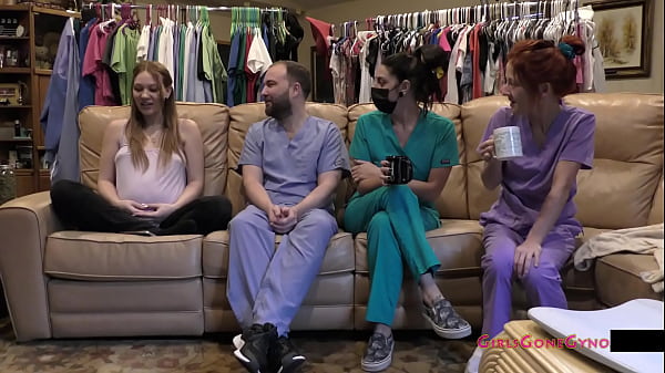 Pregnant Nova Maverick Snoops Around Dr's Clinic, Discovers Dildo & Has To Use It In Front Of Dr Stacy Shepard At GirlsGoneGyno