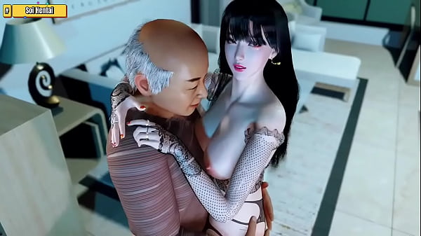 Hentai 3D - Em Hina xinh đẹp l&agrave;m t&igrave;nh với &ocirc;ng gi&agrave;  