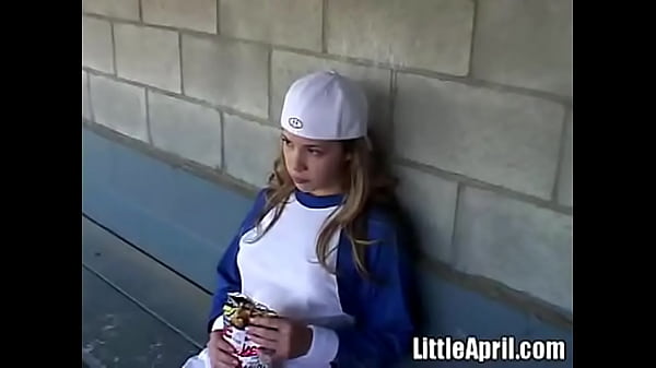 Little April Outdoor Masturbate 