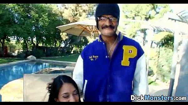 Before she blows him, she needs to warm up