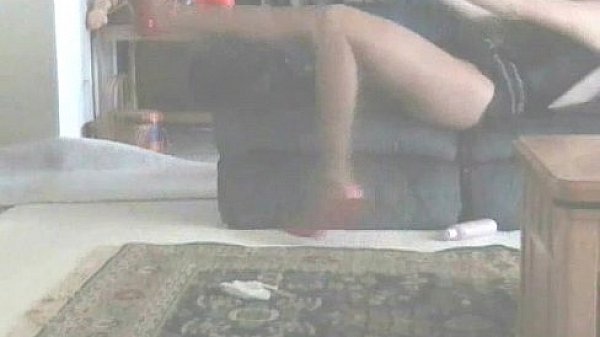 Cross Dresser on the couch