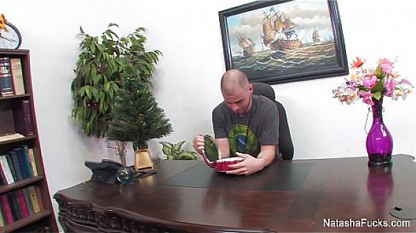 Natasha Nice Xmas Fuck in the Office