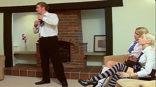 British outfit babes have groupsex with a luck guy