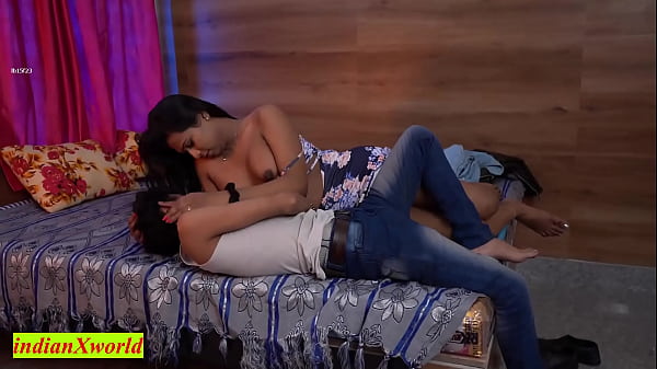 Beautiful girl having sex with boyfriend Boss! Gf Sharing sex