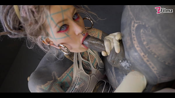 TRANNY ANAL stretching by TATTOOED dominatrix - ASS fisting FEMDOM couple (goth, punk, alt porn) ZF163