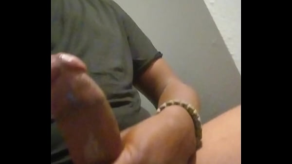 Black dick leaks cum out  