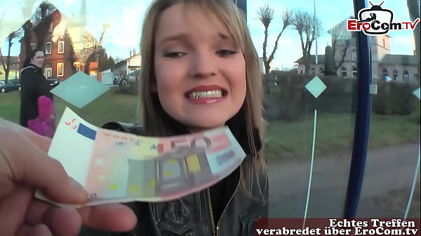 18yo teen on street seduced to sex casting for money  
