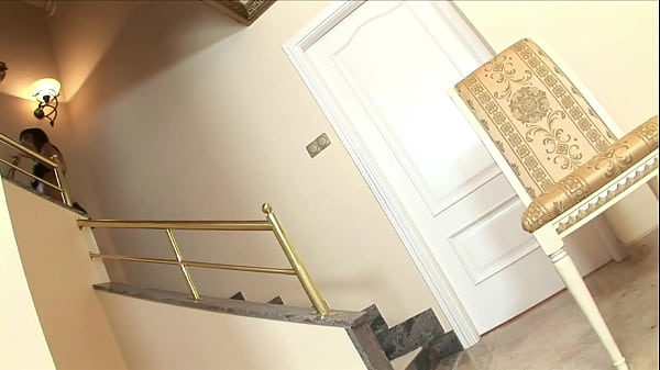 Milf in fishnet stocking and high heels have sex on bed