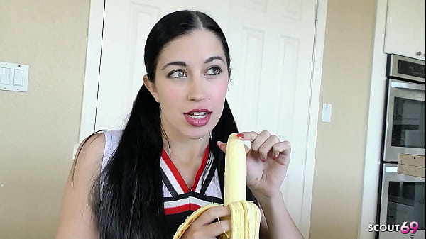 Tall long black Hair Pigtails Cheerleader Teen Alex Coal with perfect Tits talk to Dirty old young Fuck