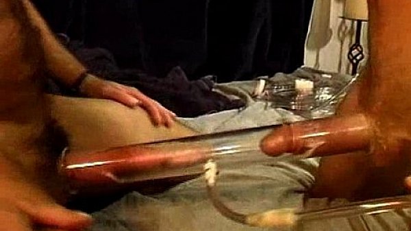 Dual vacuum pump with bear and his cub.