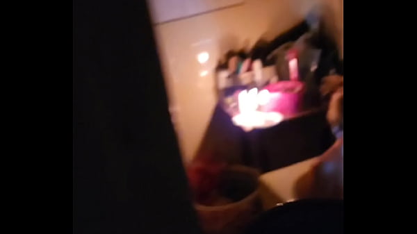 Caught my stepmom fingering her pussy in the bath