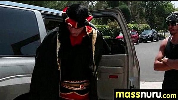 Naughty chick gives an amazing Japanese massage 3