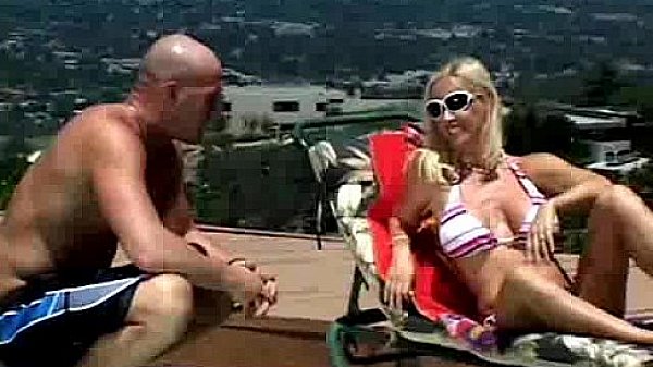 Busty Fucked by the poolboy