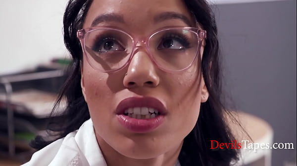 Lesbian Teacher Fucks Skinny Ebony Student In Classroom With A Strapon  