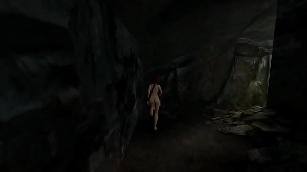 Nude Lara Croft Fights Monsters
