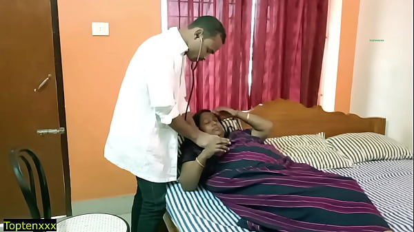 Desi young doctor hardcore sex and cum on her boobs!! She feels better now! 