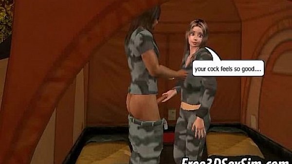 Foxy 3D cartoon hottie getting fucked hard outdoors