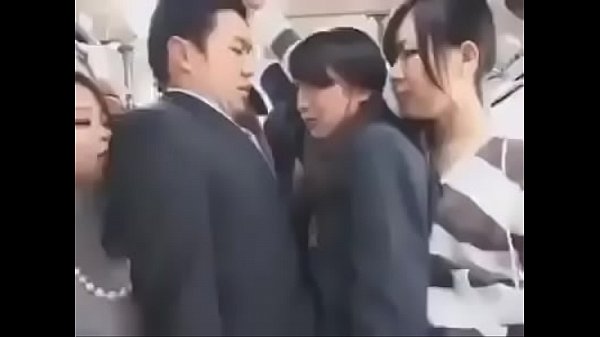 Guy groped on a train