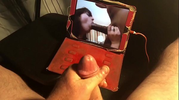 jerking off to interracial sex