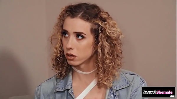 Busty trans gives a massage to a client and the ts pulls out his big cock.The blonde shemale sucks his dick and he gives her a bj.Then shes barebacked 