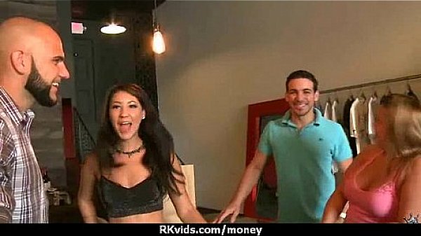 Sexy natural chick trades cash for some rough sex 13